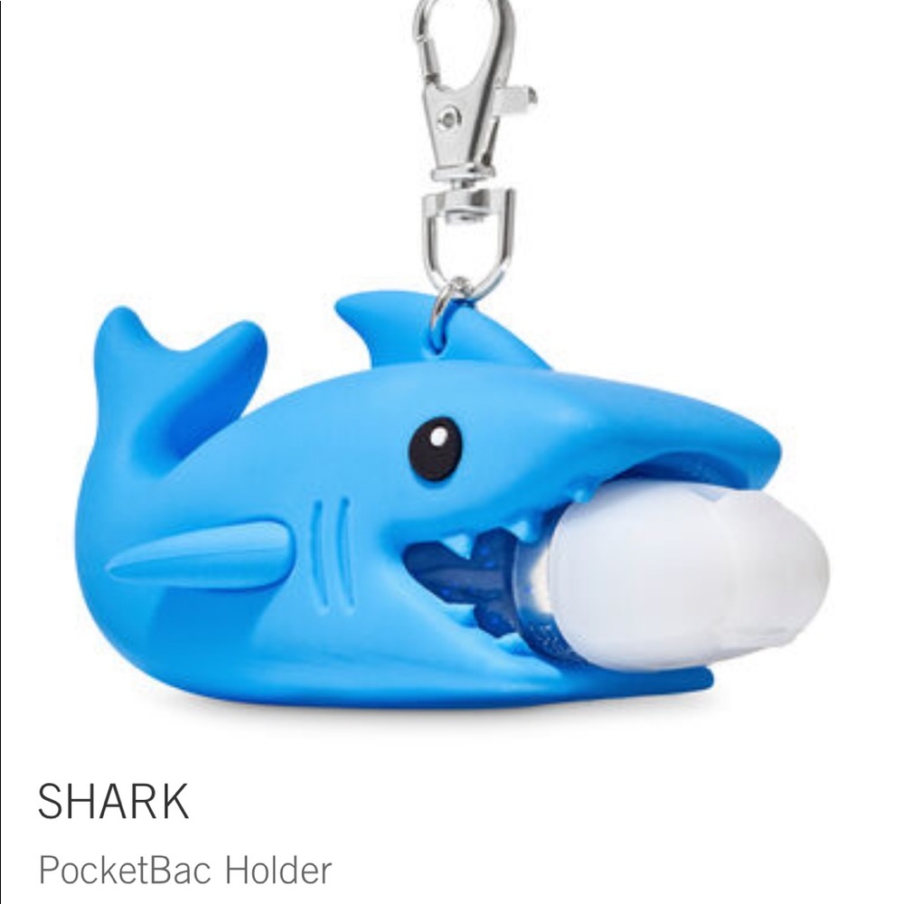 RARE Bath & Body Works Shark Sanitizer Holder 🦈 Rare Very Hard to Find